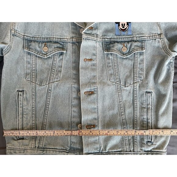 Vintage Disney Promotional Mickey Mouse Denim Jacket Excellent Condition Adult S - Picture 9 of 12